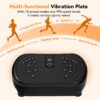 UCIN Vibration Plate Exercise Machine, Vibration Plate for Lymphatic Drainage, 10 Preset Mode & Manual Mode Vibration Plate for Weight Loss, Home Gym Exercise Equipment w/Pilates Ball