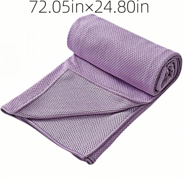 Portable Compressible Diamond Grid Sports Yoga Fitness Mat, Suitable for Yoga, Pilates, and Fitness Use