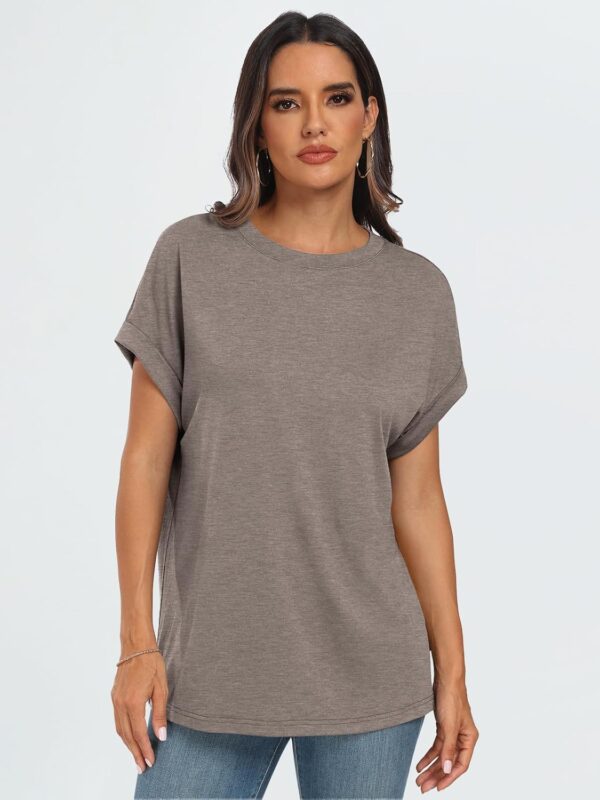AUTOMET Womens Summer Tops Spring Fashion Oversized Business Casual Dressy T Shirts Workout Clothes Trendy Outfits 2025
