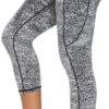 THE GYM PEOPLE Womens' Yoga Pants High Waist with Pocket Tummy Control