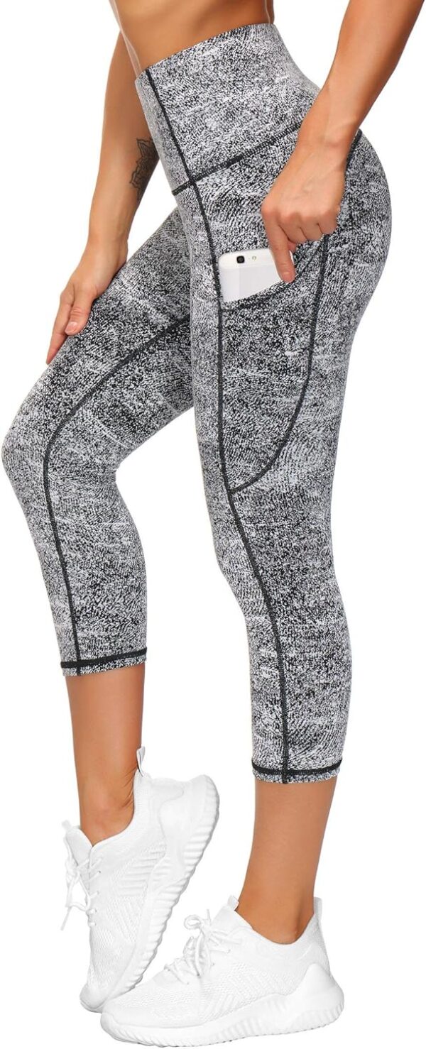 THE GYM PEOPLE Womens' Yoga Pants High Waist with Pocket Tummy Control