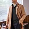 COOFANDY Men's Quarter Zip Up Sweaters Slim Fit Lightweight Mock Neck Pullover Casual Polo Sweaters