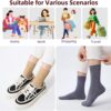 Corlap Women's Thin Cotton Socks 6-Pairs Gift Box Soft Bootie Dress Above Ankle Crew Socks