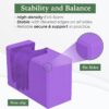 Yes4All Yoga Blocks 2 Pack Wrist Support, Comfort, and Grip Strength, Support for Balance Fitness and Exercise, EVA Foam Blocks Pilates Yoga Brick Yoga Accessories