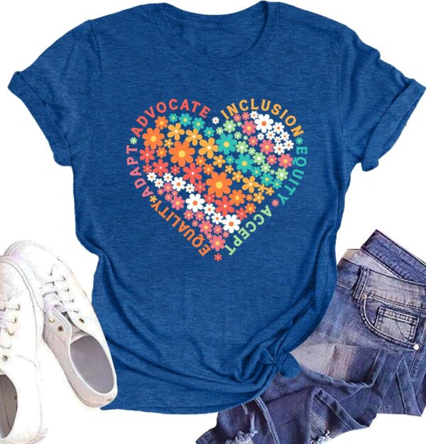 Special Education Teacher Shirts for Women SPED Teachers Graphic T-Shirts Teaching Life Gift Short Sleeve Tee Tops