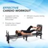 Stamina AeroPilates Reformer 651 with Free-Form Cardio Rebounder - Pilates Reformer Workout Machine for Home Gym - Up to 300 lbs Weight Capacity