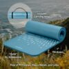 Retrospec Solana Yoga Mat 1" Thick With Nylon Carry Strap for Men & Women - Non Slip Exercise Mat for Home Yoga, Pilates, Stretching, Floor & Fitness Workouts
