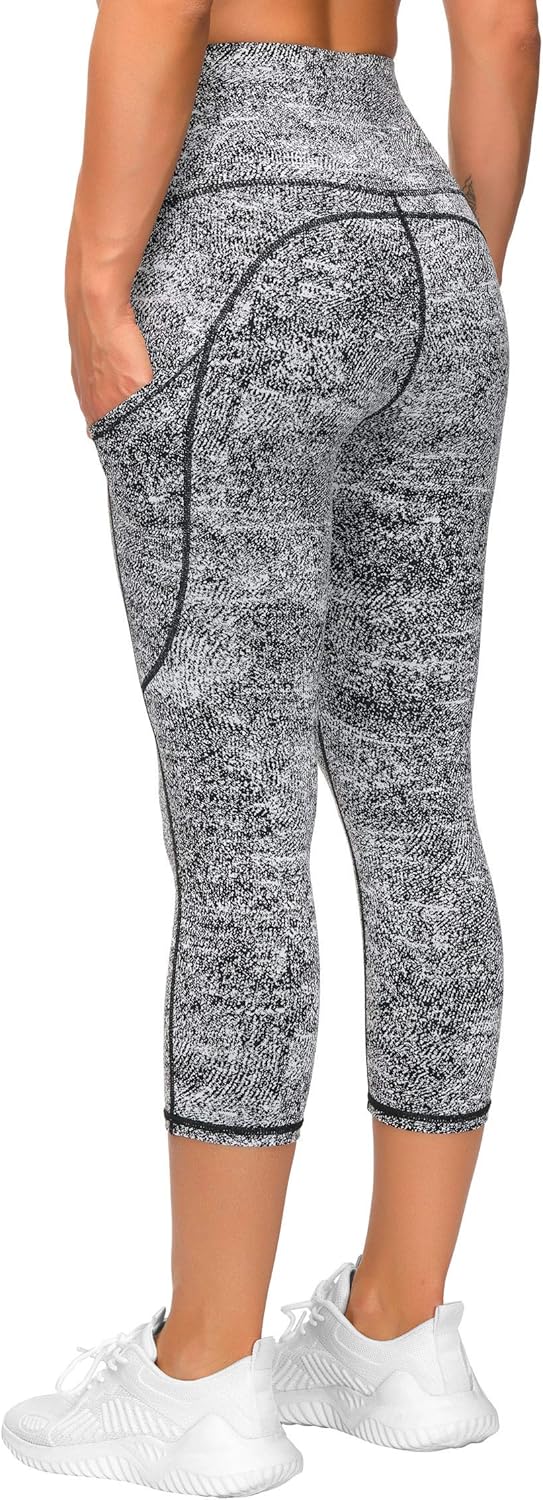 THE GYM PEOPLE Womens' Yoga Pants High Waist with Pocket Tummy Control