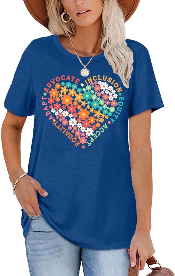 Special Education Teacher Shirts for Women SPED Teachers Graphic T-Shirts Teaching Life Gift Short Sleeve Tee Tops