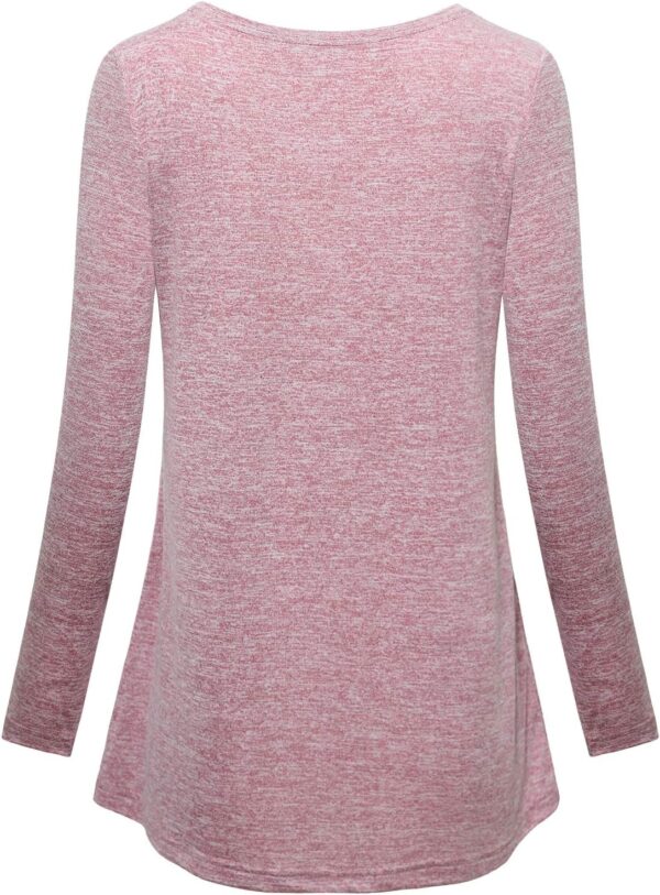 MISS FORTUNE Women's Exercise Tops for Yoga Hiking Running Gym, Moisture Wicking Ladies Workout Clothes, Women Active Shirts