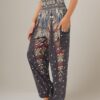 QIANXIZHAN Women's Harem Pants, High Waist Yoga Boho Trousers with Pockets