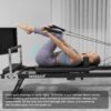 SENDIAN Foldable Pilates Equipment for Home Workouts,Pilates Reformer Machine for Home Gym with Springs, Pilates Exercise Equipment with Jump Board