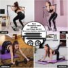 Ultimate Pilates bar kit.Multiple Fitness bar with Resistance Bands, Ab Rollers. Core Strength Training Equipment. Squat Machine for Men and Women. Portable Home Gym
