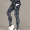 THE GYM PEOPLE Thick High Waist Yoga Pants with Pockets, Tummy Control Workout Running Yoga Leggings for Women