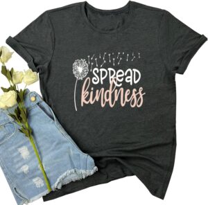 BLACKMYTH Women Cute Tees Graphic Casual T Shirts