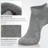 Hylaea Unisex Non Slip Socks with Grip for Yoga, Hospital, Pilates, Barre | Ankle, Cushioned