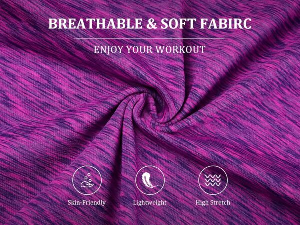 Kimmery V Neck T Shirts for Women Short Sleeve Workout Yoga Tops for Women